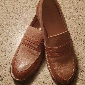 Worn a few hours! Awesome BEYOND quality leather Bed Stu loafers. 8. Gorgeous!!